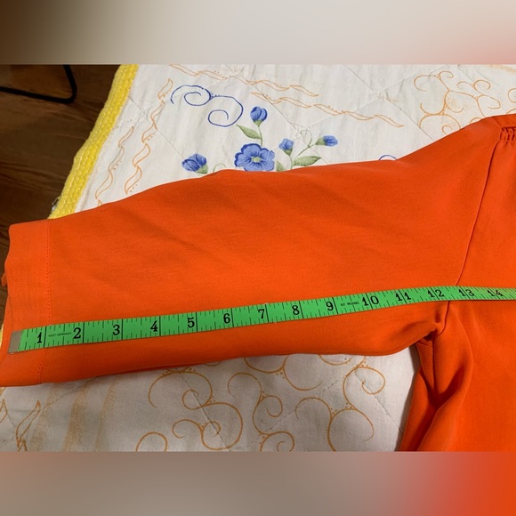 Orange long sleeve blouse from Mandee - Picture 8 of 16